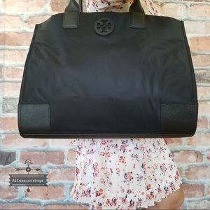 ❗️❗️SALE Tory Burch nylon LARGE tote BLACK ella